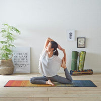 Tatami Yoga Mat - Brown/Green