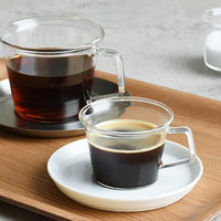 Kinto CAST Coffee Cup & Porcelain  Saucer