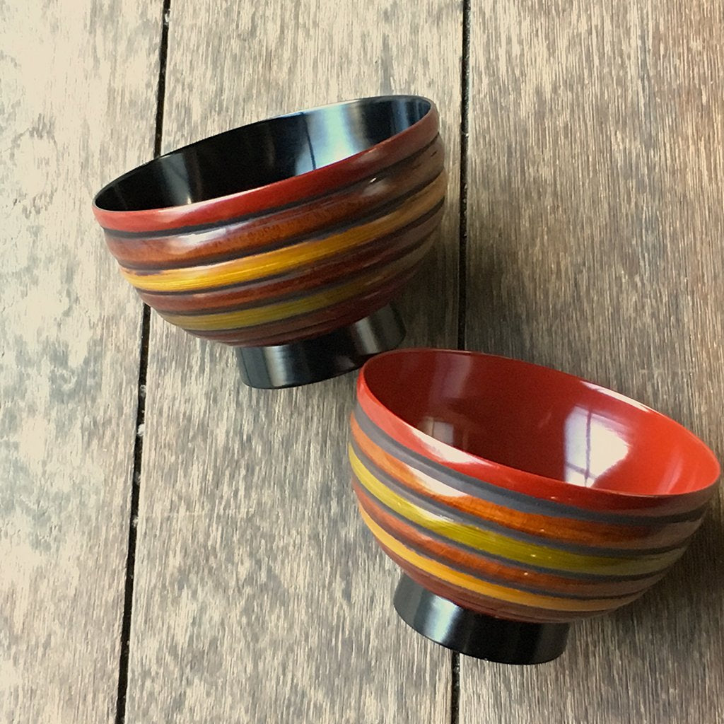 Koma Multicolored Lacquerware Bowl